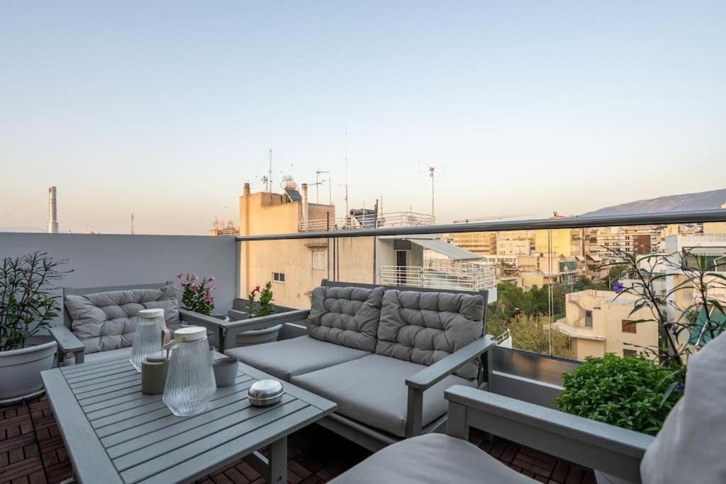 דירות אתונה Duplex Acropolis View 2 Balconies מראה חיצוני תמונה
